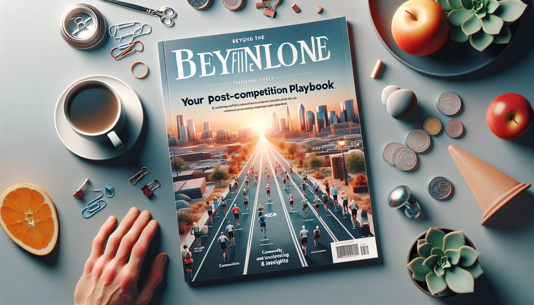 Illustration for 'Beyond the Finish Line: Your Post-Competition Playbook' in Community & Insights category in photorealistic style