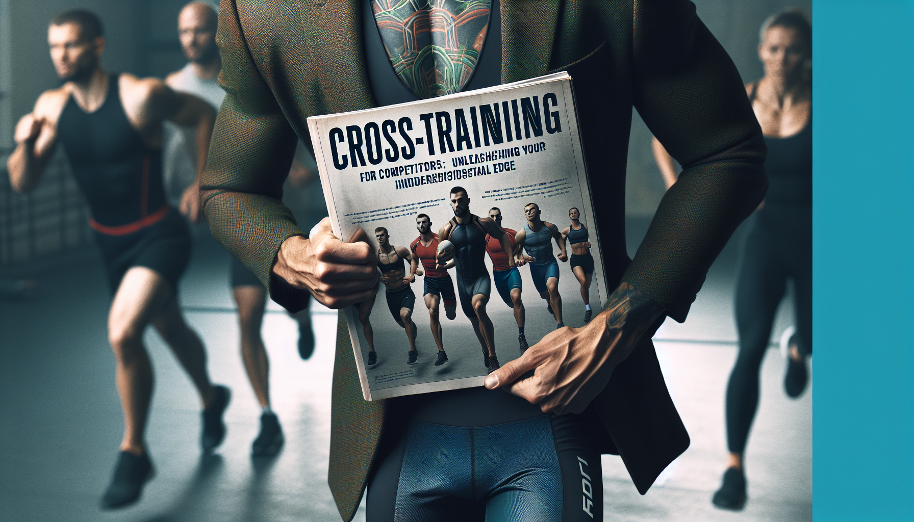 Illustration for 'Cross-Training for Competitors: Unleashing Your Interdisciplinary Edge' in Tips & Strategies category in photorealistic style