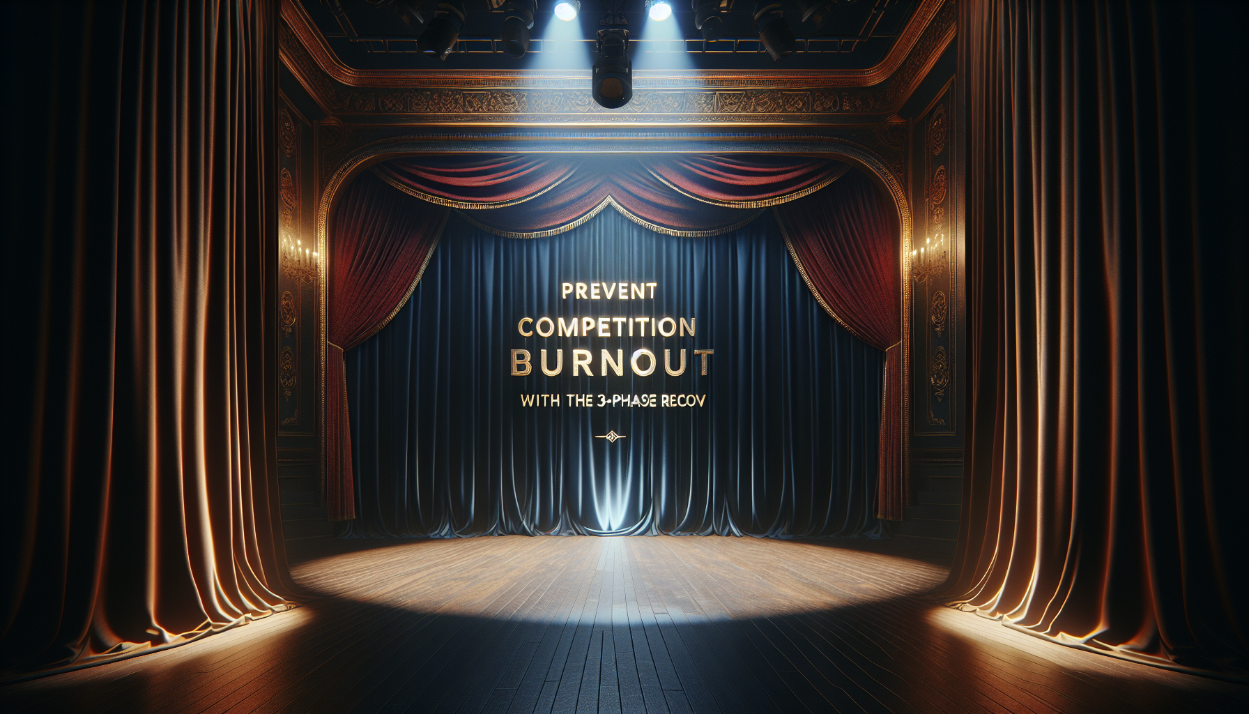 Illustration for 'Prevent Competition Burnout with the 3-Phase Recovery System' in Tips & Strategies category in photorealistic style