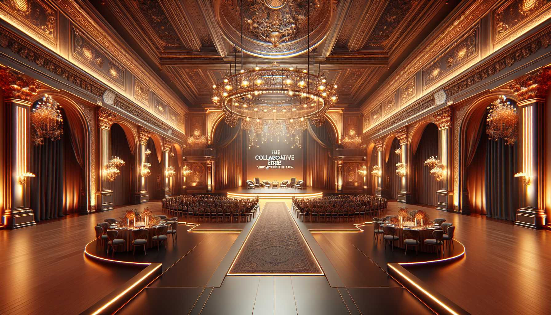 Illustration for 'The Collaborative Edge: Winning Together with Peer Networks' in Success Stories category in photorealistic style