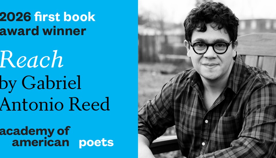Gabriel Antonio Reed Wins Academy of American Poets' 2026 First Book Award