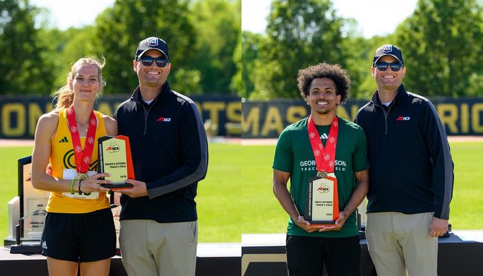 George Mason Track & Field Secures 12 Medals, Two Awards at A-10 Outdoor Championships