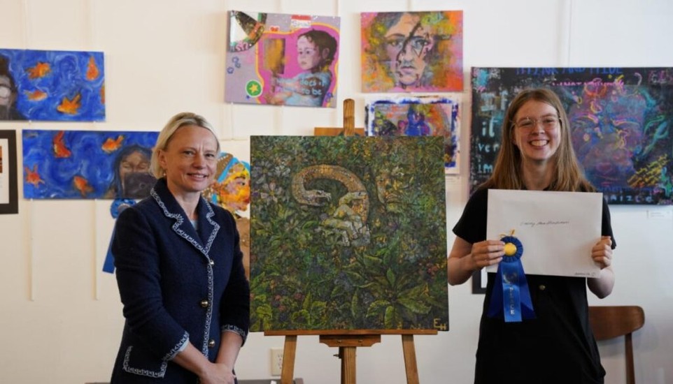 Noblesville High School Junior Wins Congressional Art Competition, Artwork Headed to U.S. Capitol