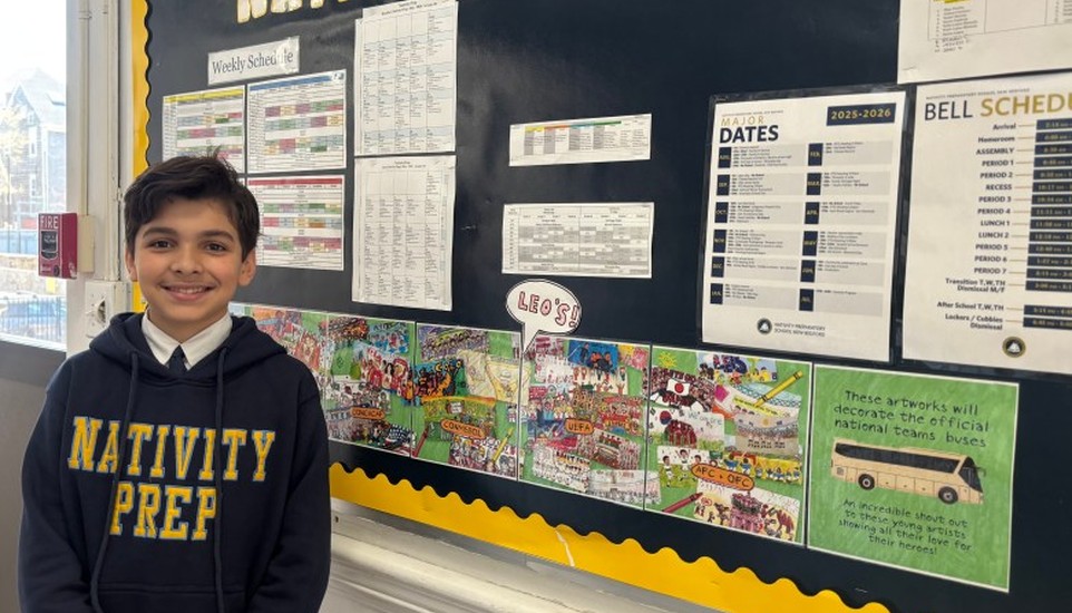 New Bedford Student, 12, Wins Global FIFA World Cup Art Contest