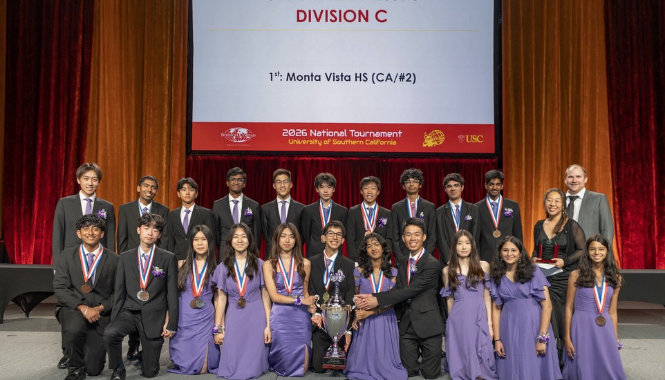 Monta Vista High School Secures National Championship at 2026 Science Olympiad Tournament