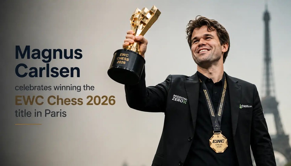 Magnus Carlsen Retains Esports World Cup Chess Title in Paris