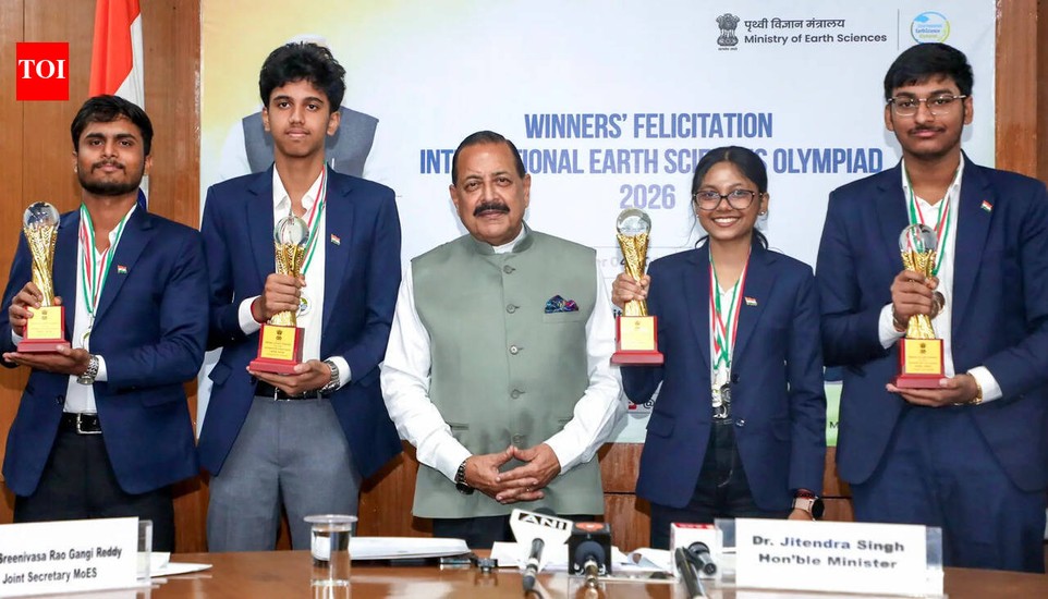 Union Minister Jitendra Singh Felicitates Team India Following Historic IESO 2026 Performance